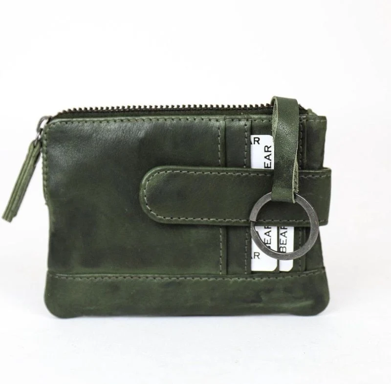 Bear Design Carrie Leren Sleuteletui / Ritsportemonnee CP 4110