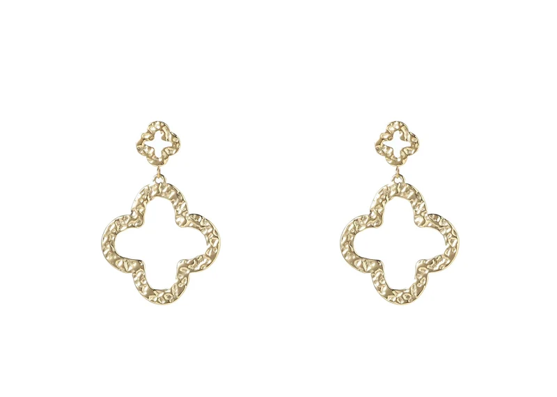 Day & Eve by Go Dutch Label Double Clover Dangle