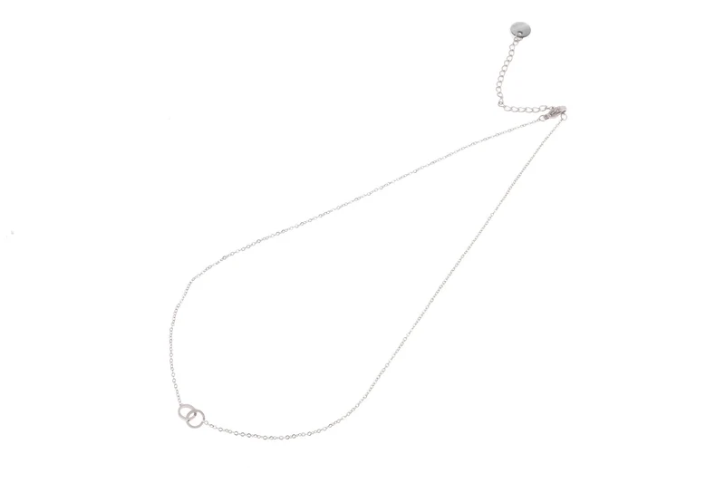 Day & Eve by Go Dutch Label Double Circle Necklace