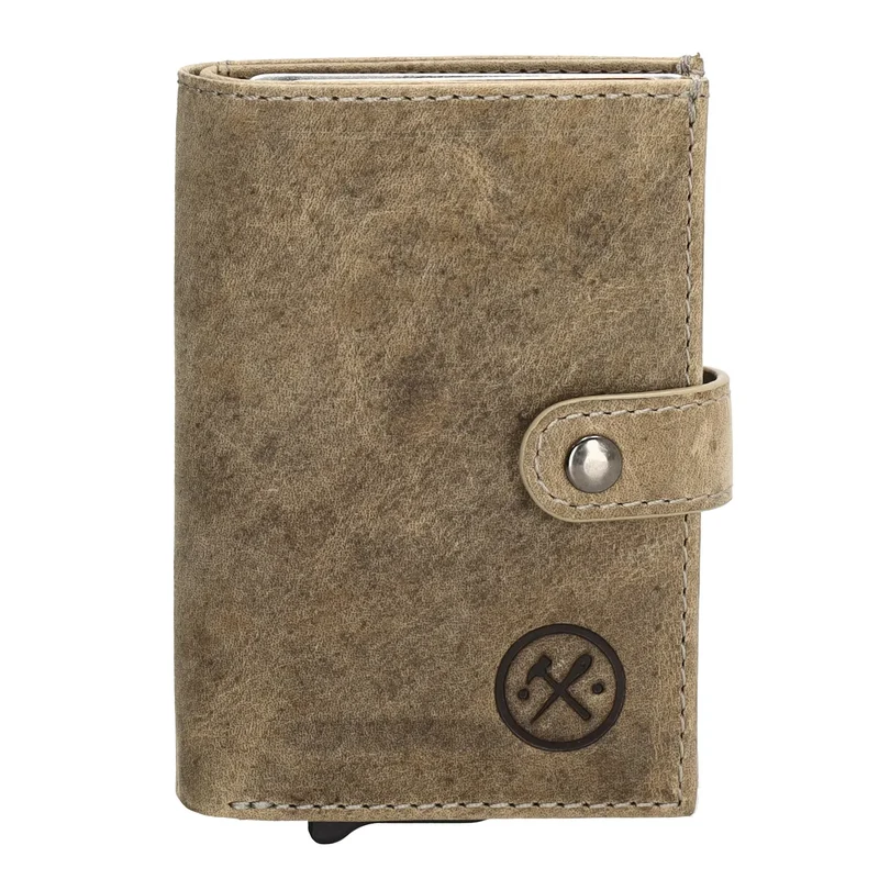 Hide & Stitches Leren Pasjeshouder Idaho Safety Wallet 20026