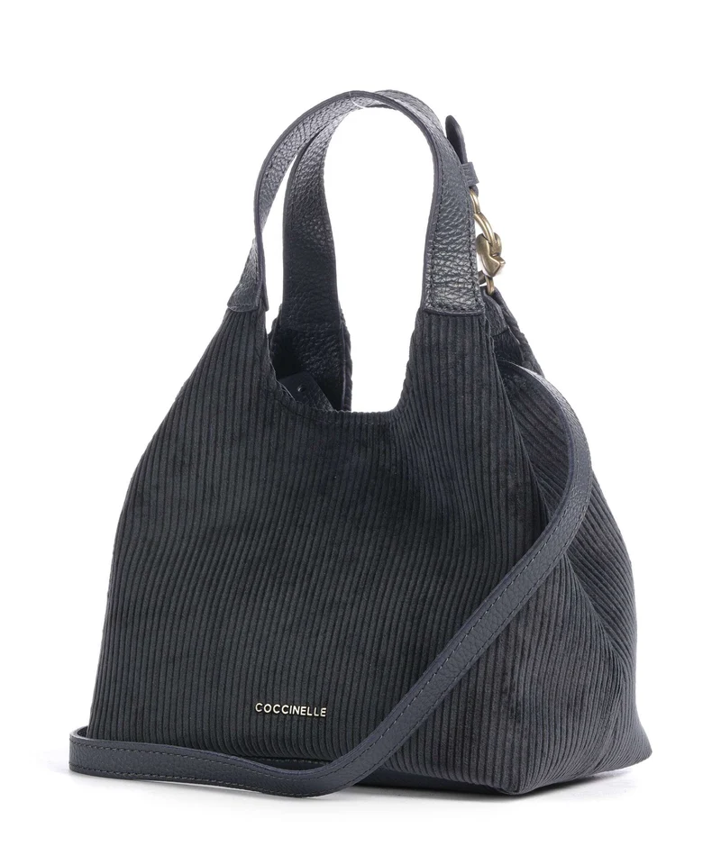 Coccinelle C-Easy Corduroy Bolso de mano midnight blue