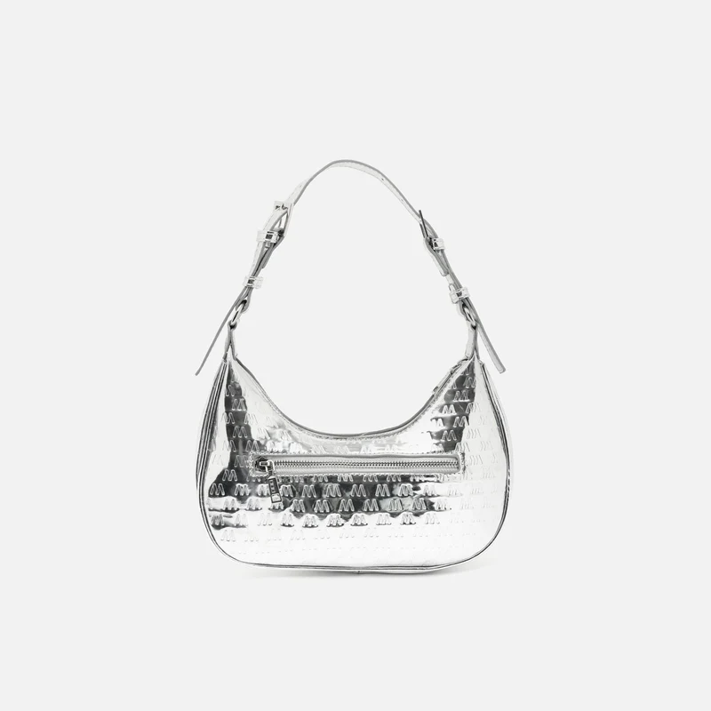 Misra bolso de hombro pequeño con asa regulable y estampado monogram ED.