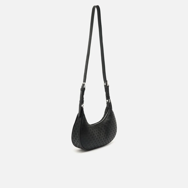 Misra bolso de hombro pequeño con asa regulable y estampado monogram ED.