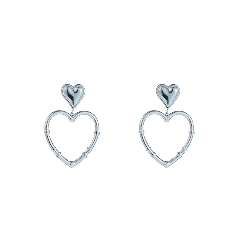 Day & Eve by Go Dutch Label Wrapped Heart Earrings