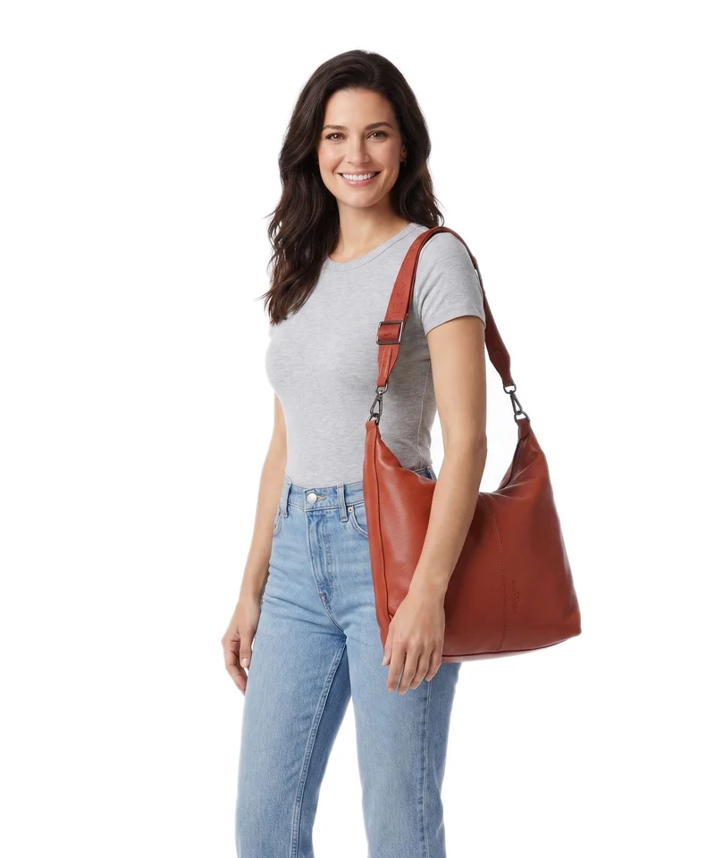 Liebeskind Paris Small Pebble M Bolso de hobo red rock