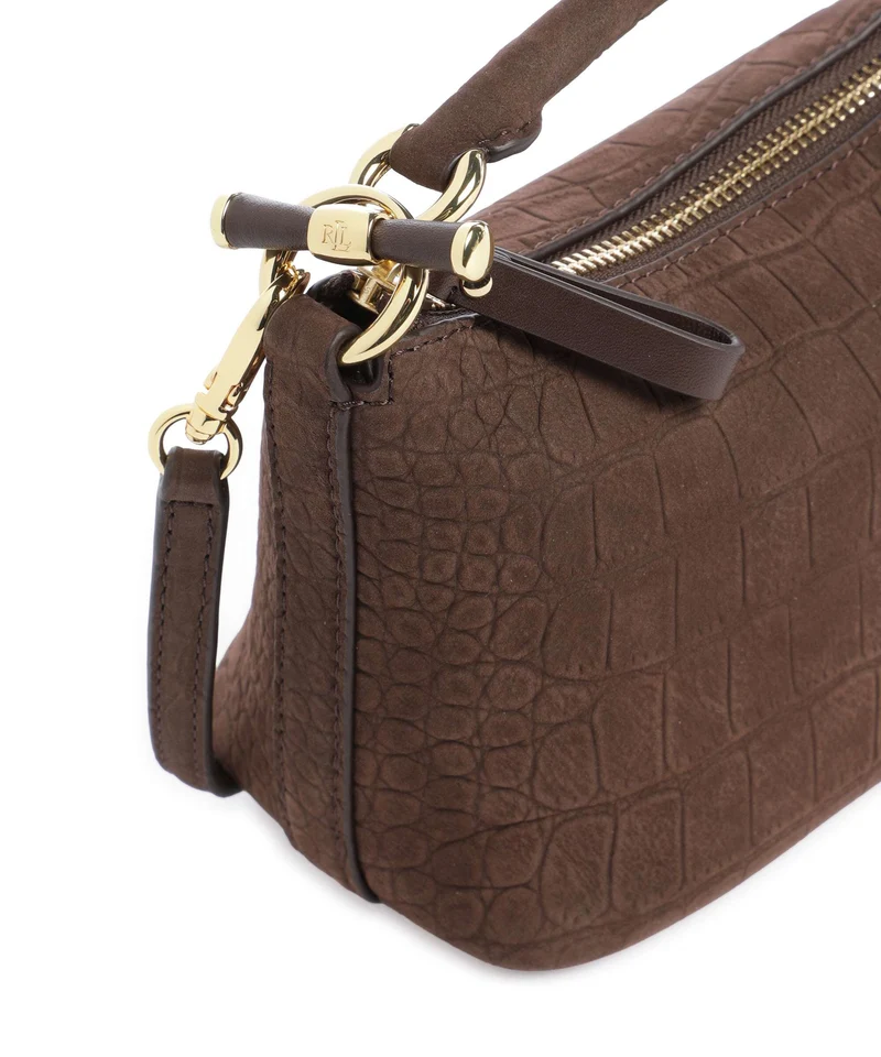 Lauren Ralph Lauren Blaike Mini Bandolera chestnut brown