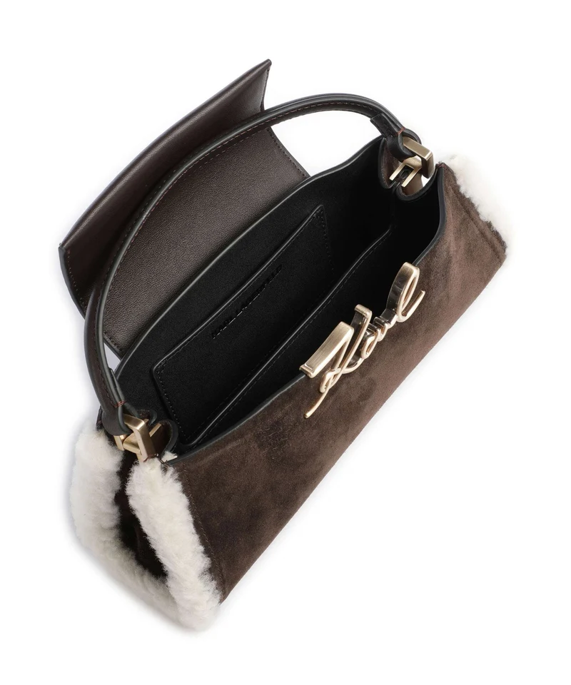 Karl Lagerfeld K/Signature Mini Bandolera tobacco