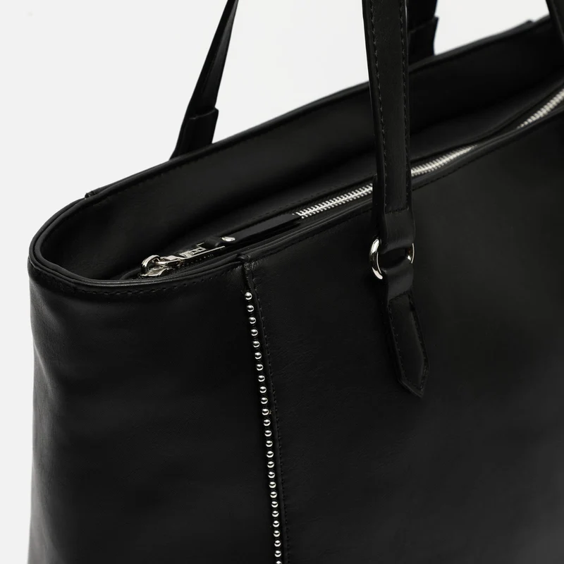 Sibila bolso shopper grande con detalles metálicos ED.