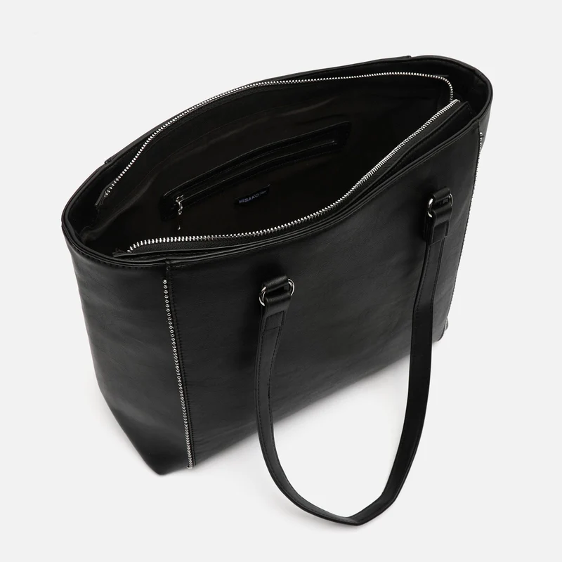Sibila bolso shopper grande con detalles metálicos ED.