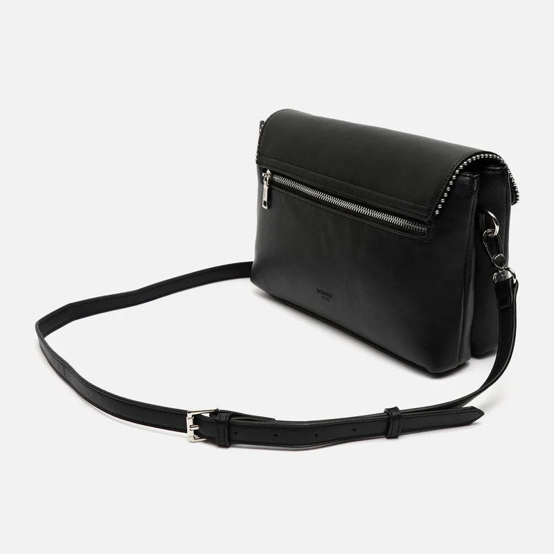 Sibilas bolso bandolera con solapa y detalles metálicos ED.