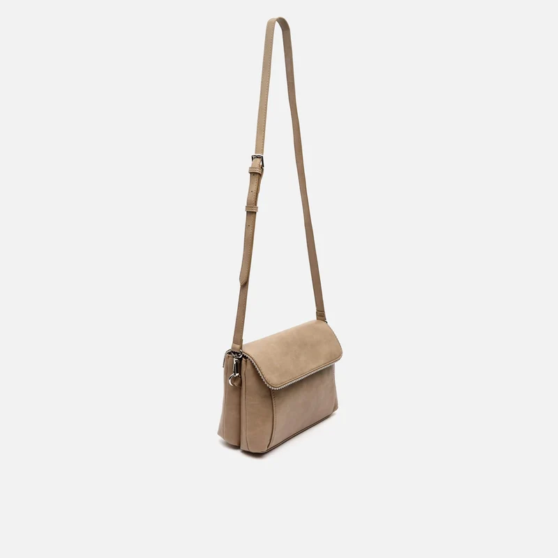 Sibilas bolso bandolera con solapa y detalles metálicos ED.