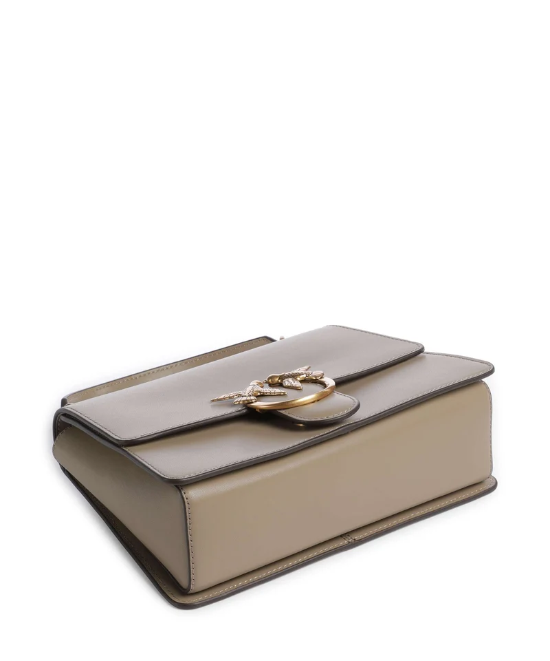 Pinko Love One Classic Bolso de mano grigio talpa/antique gold