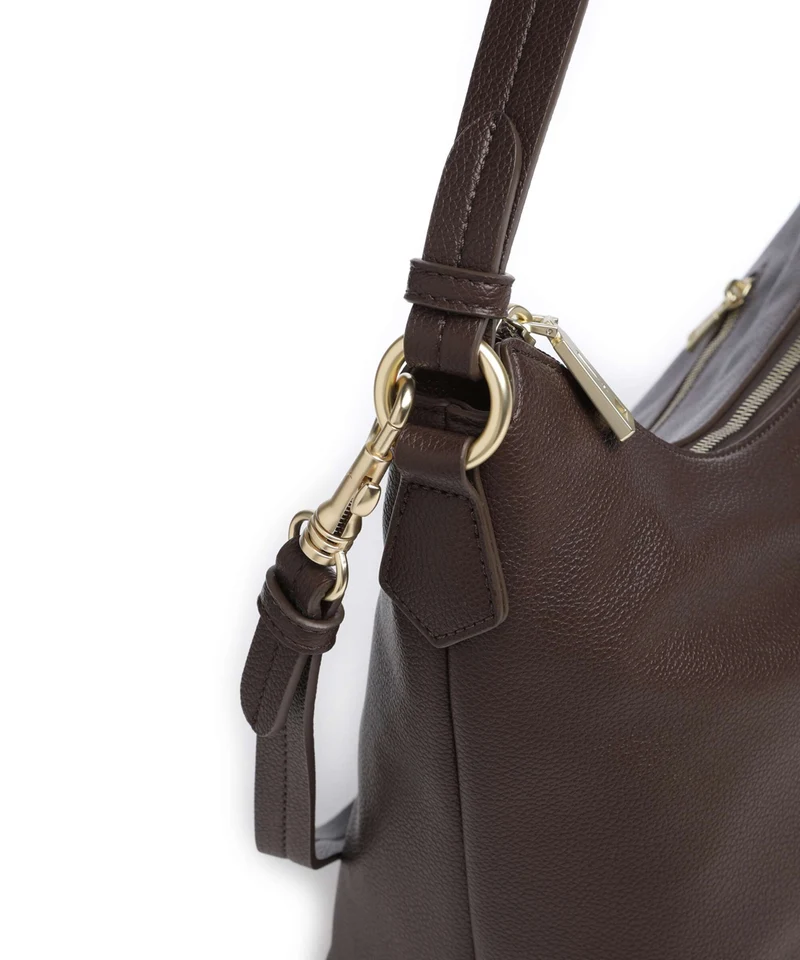 JOOP! Jeans Cuore Lettera Dalia Bolso de hobo darkbrown