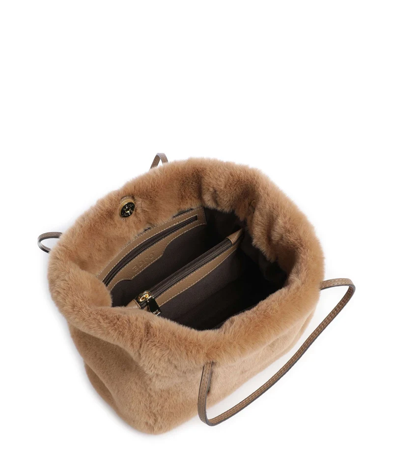 Abro Eco Fur Noelle Bolso de mano cappuccino