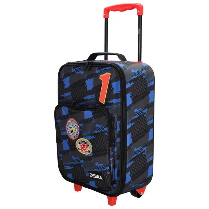 Zebra Avonturier Kinder Koffer Softcase