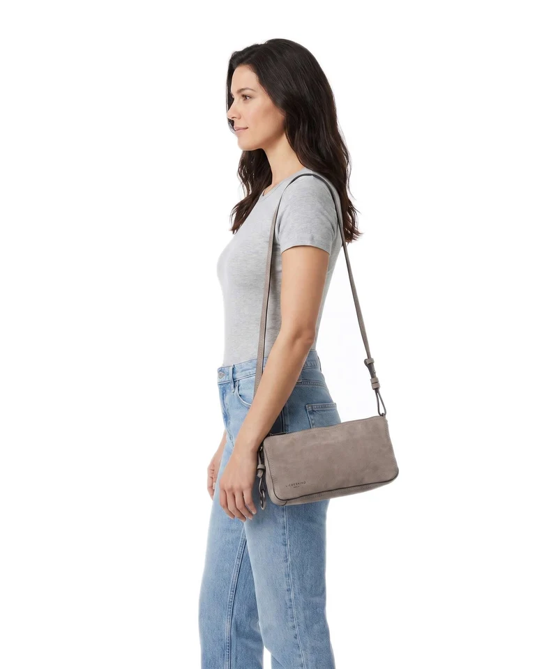 Liebeskind Clarice II Hydro Suede M Bandolera neutral grey