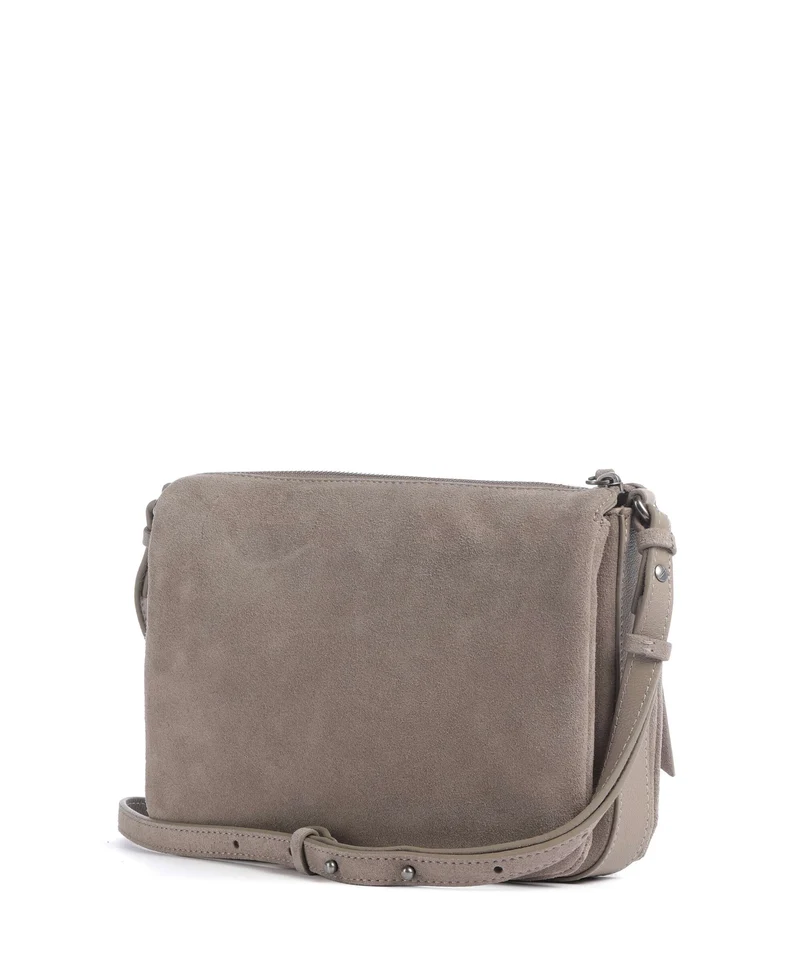 Liebeskind Nina Hydro Suede M Bandolera neutral grey