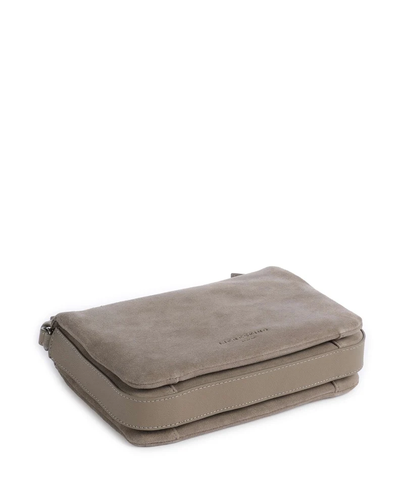 Liebeskind Nina Hydro Suede M Bandolera neutral grey