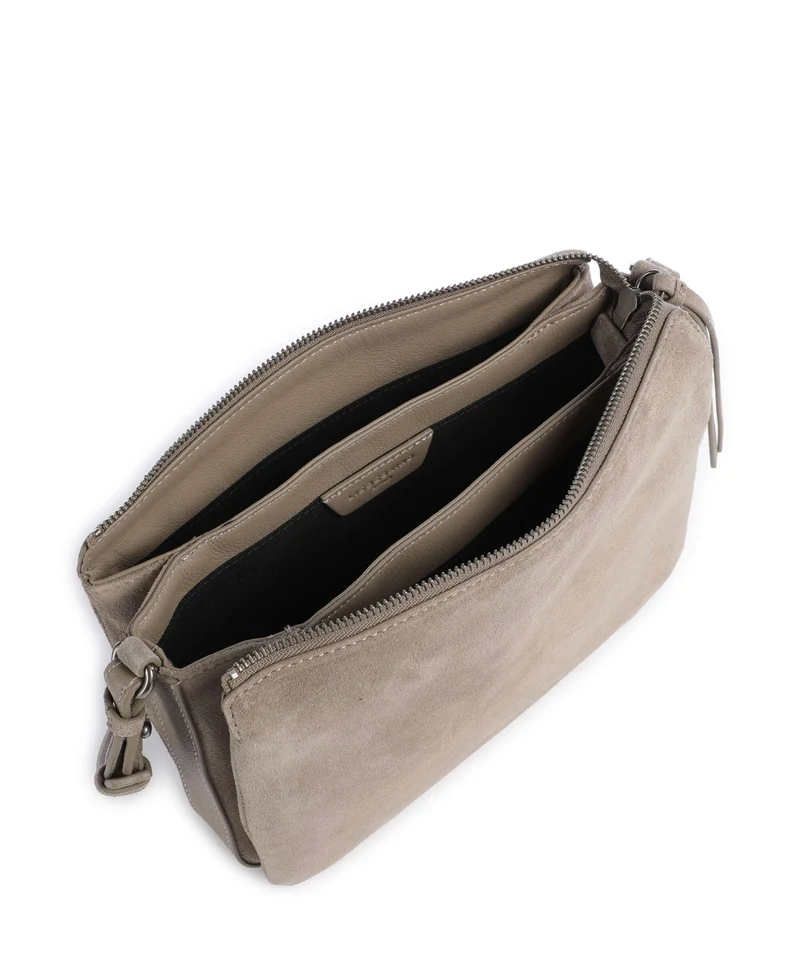 Liebeskind Nina Hydro Suede M Bandolera neutral grey