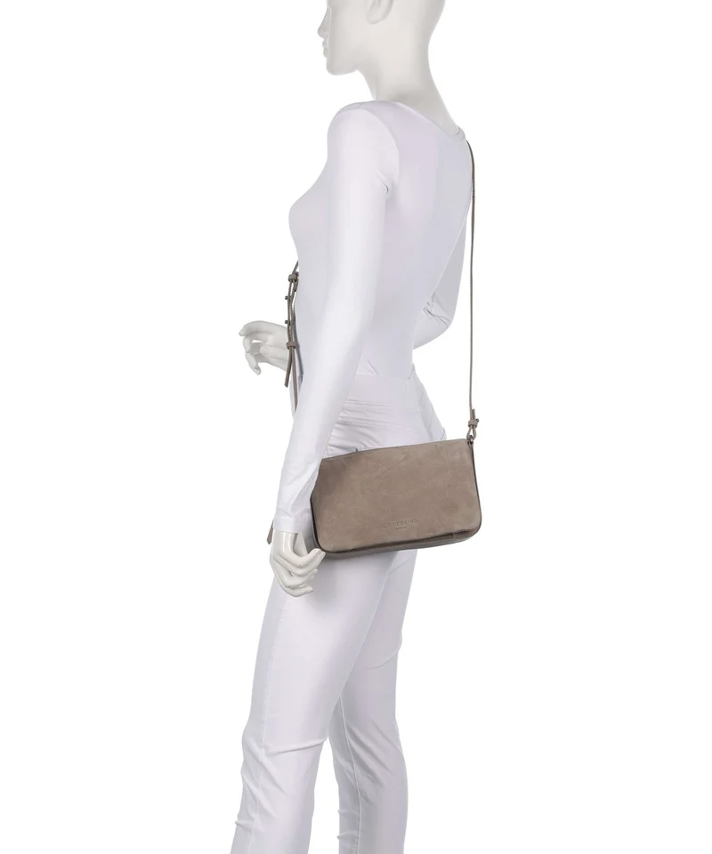 Liebeskind Nina Hydro Suede S Bandolera neutral grey