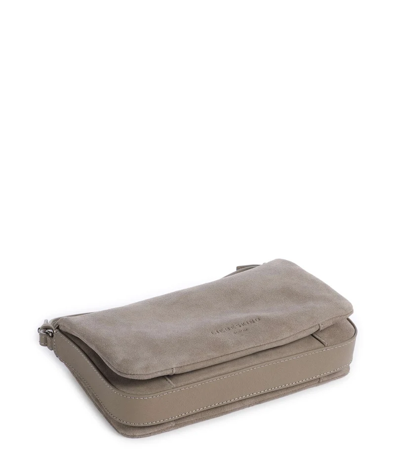 Liebeskind Nina Hydro Suede S Bandolera neutral grey