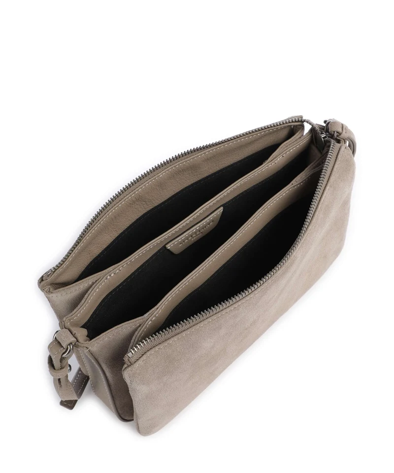 Liebeskind Nina Hydro Suede S Bandolera neutral grey