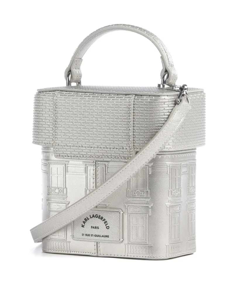 Karl Lagerfeld K/Rue St Guillaume Bandolera silver