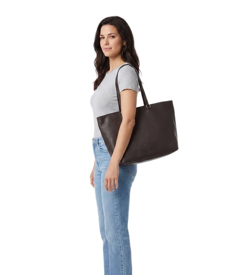 JOOP! Jeans Cuore Lettera Lara Bolsa shopping darkbrown