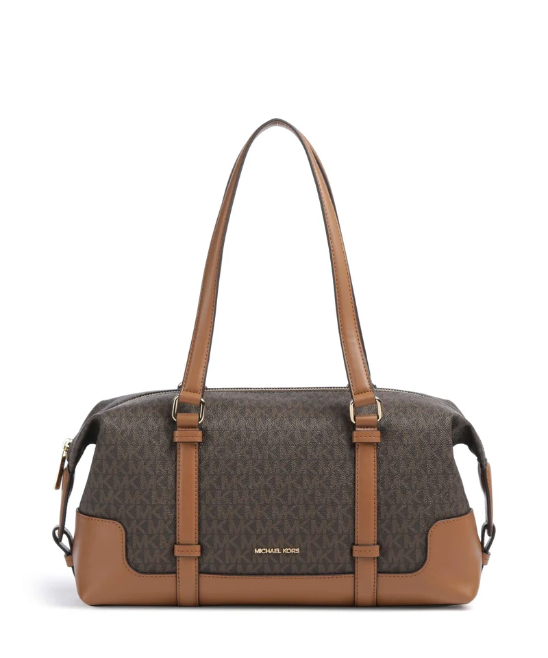 Michael Kors Teddi Large Bolso de hombro brown/acorn