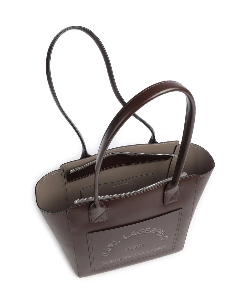 Karl Lagerfeld K/Daily Medium Bolsa shopping tobacco