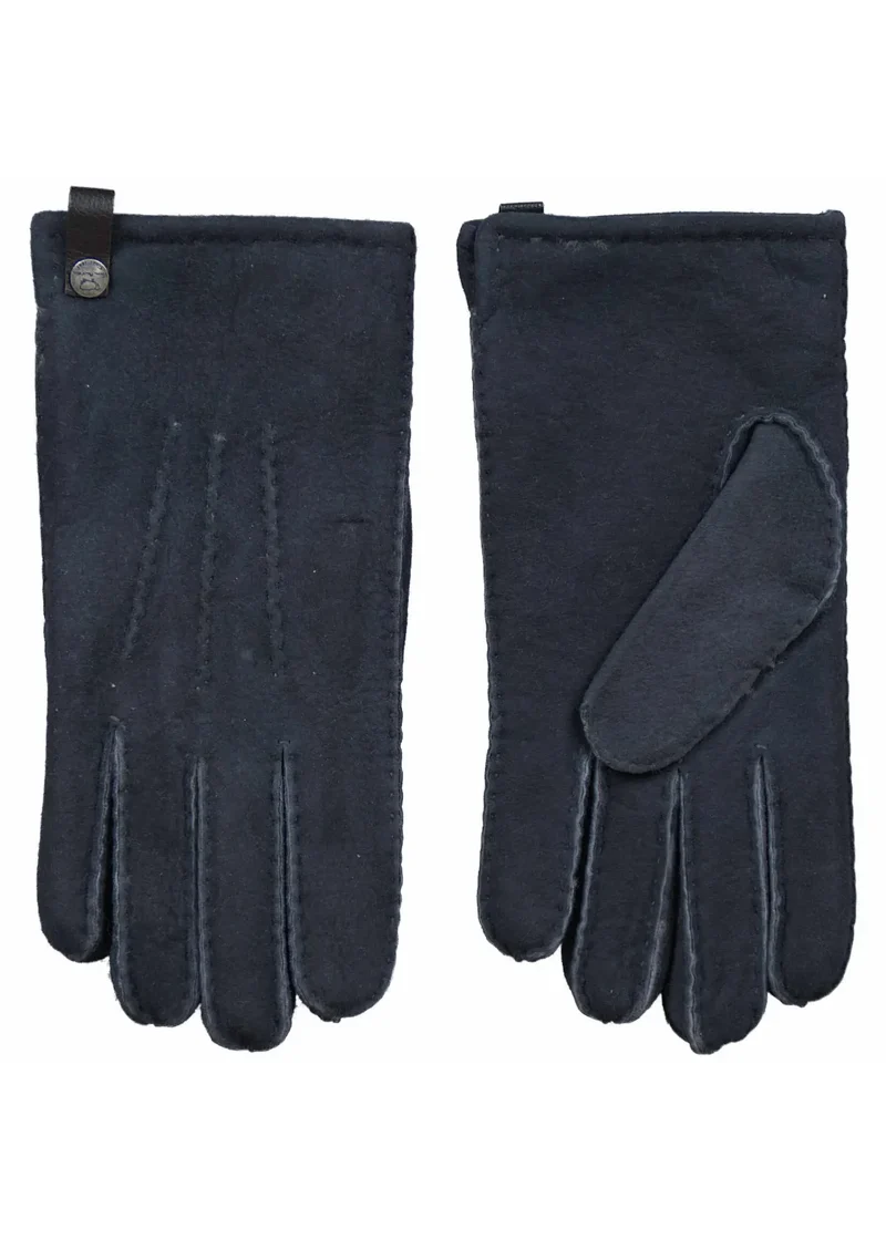 Van Buren Lamsvacht Heren Handschoenen - Grijs