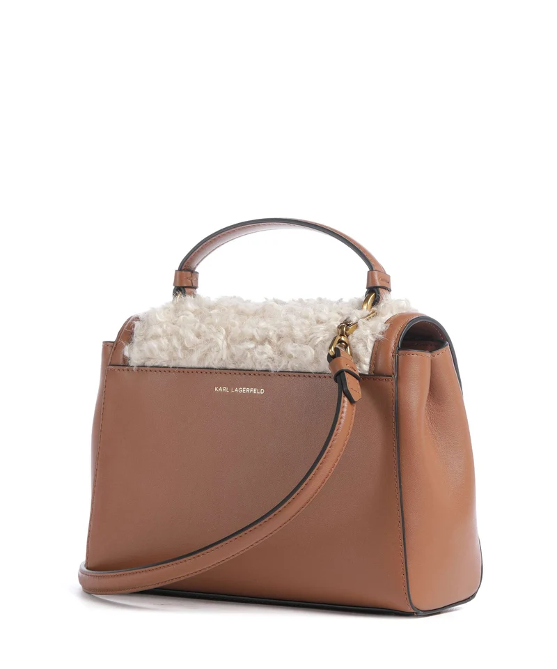 Karl Lagerfeld K/Autograph Small Bolso de mano natural tan