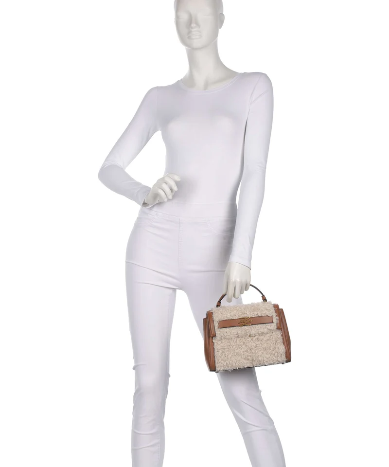 Karl Lagerfeld K/Autograph Small Bolso de mano natural tan