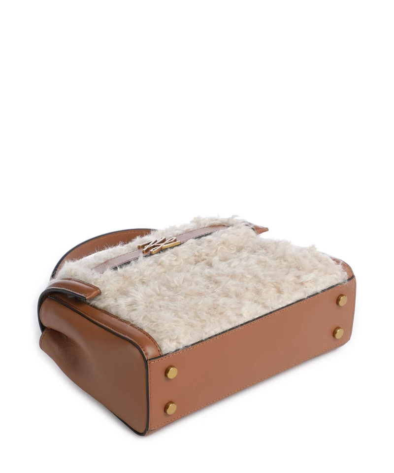 Karl Lagerfeld K/Autograph Small Bolso de mano natural tan