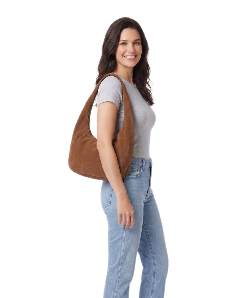 Liebeskind Farrah II Hydro Suede M Bolso de hobo brown