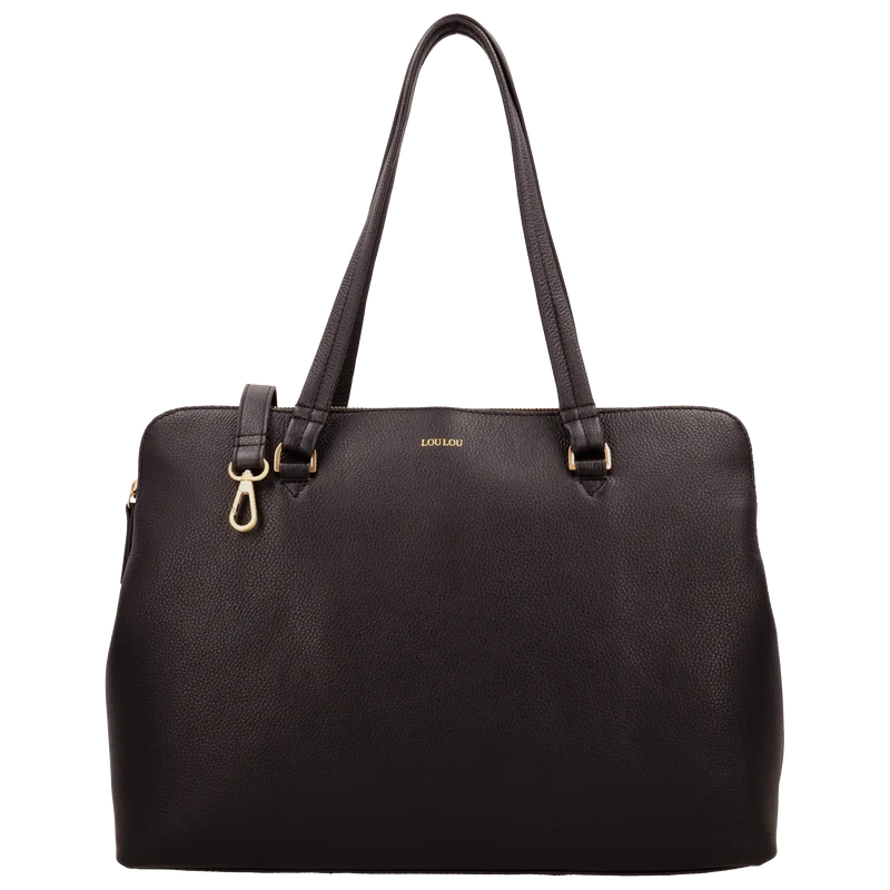 LouLou Essentiels Laptop Schoudertas Olivia 15.6 Inch