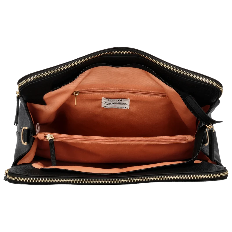 LouLou Essentiels Laptop Schoudertas Olivia 15.6 Inch
