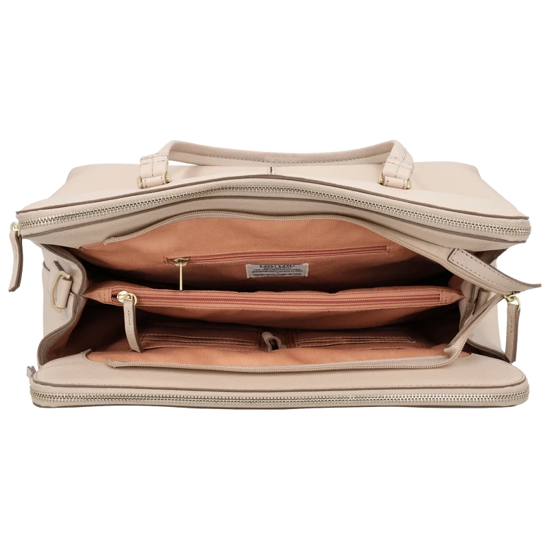 LouLou Essentiels Laptop Schoudertas Olivia 15.6 Inch