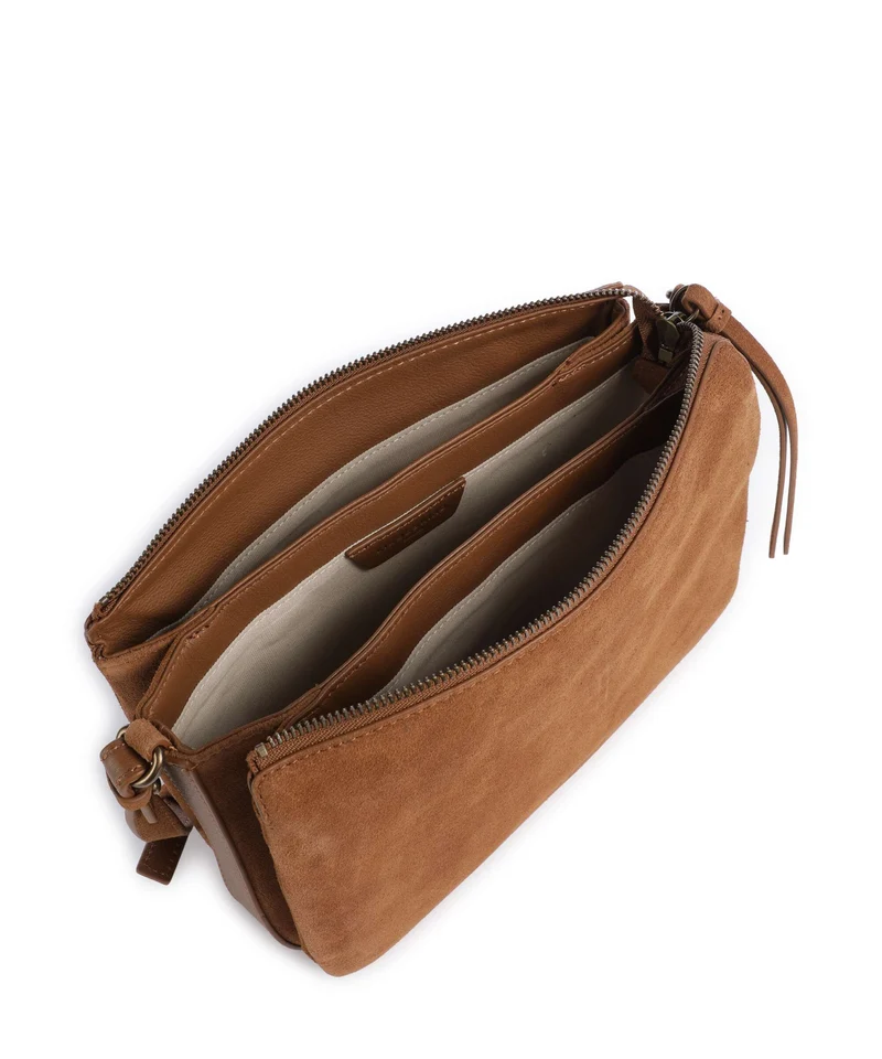 Liebeskind Nina Hydro Suede M Bandolera brown