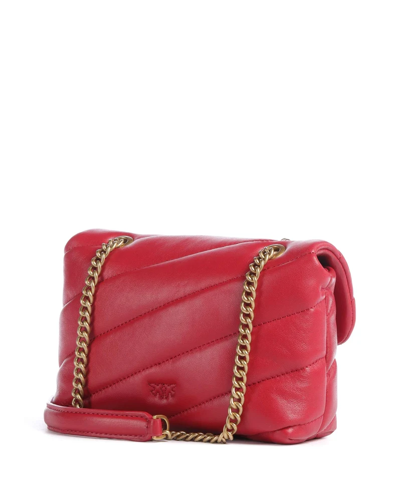 Pinko Love Puff Baby Bolso de hombro rosso rio/antique gold