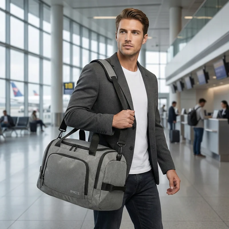 ByMetz 40x30x20 Reistas Transavia, Ryanair & Corendon Met Koffersleeve