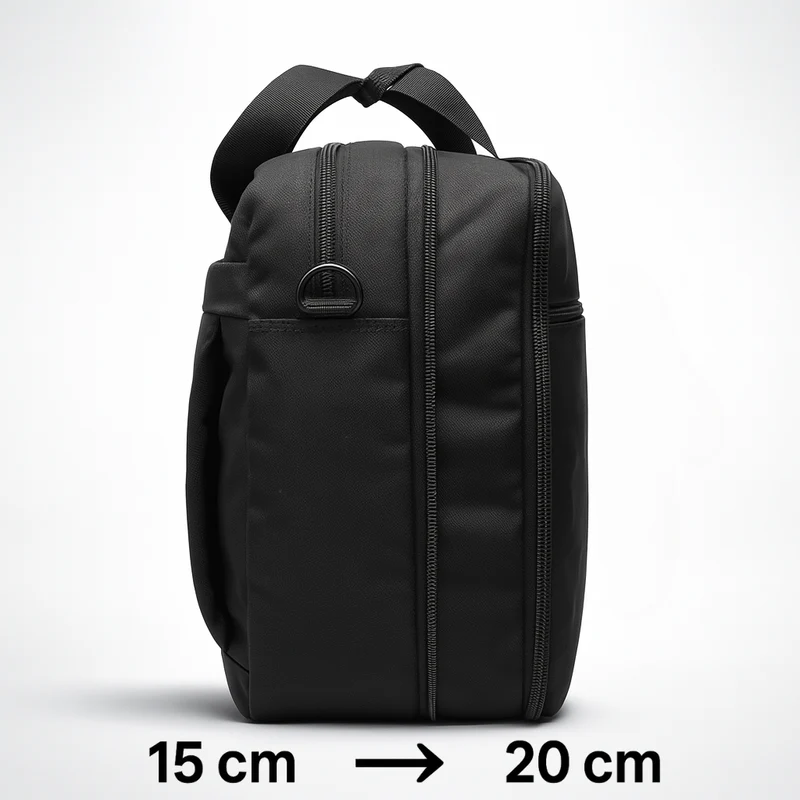 Expandable Handbagage Reistas 40x30x15 → 40x30x20 | ByMetz®