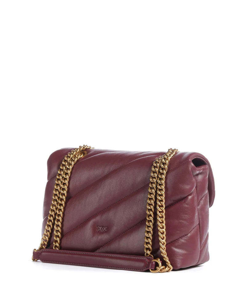 Pinko Love Puff Classic Bolso de hombro ribes intenso/antique gold