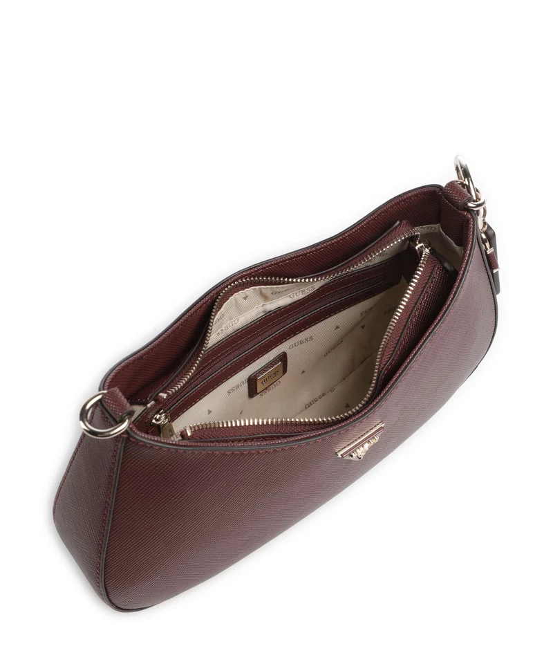 Guess Noelle II Bolso de hombro burgundy