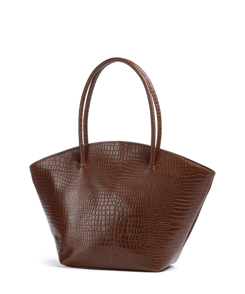 Depeche Fashion Favourites Bolsa shopping cognac croco