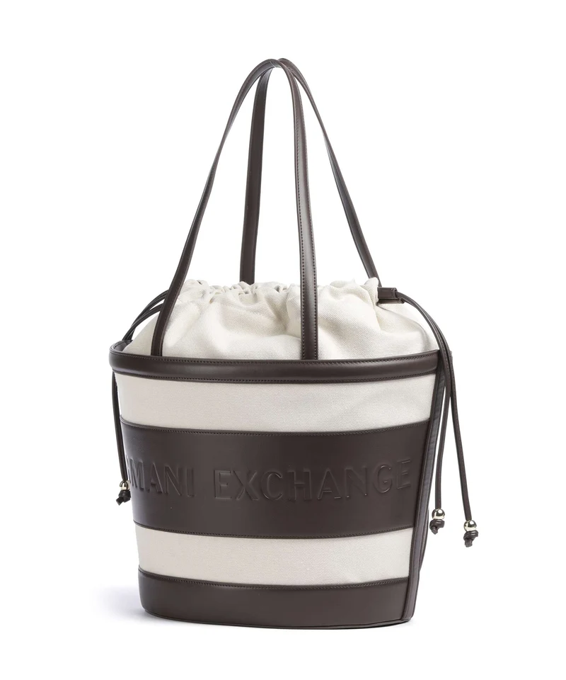 Armani Exchange Marisol Bucket bolso de mano natural/dusk shade