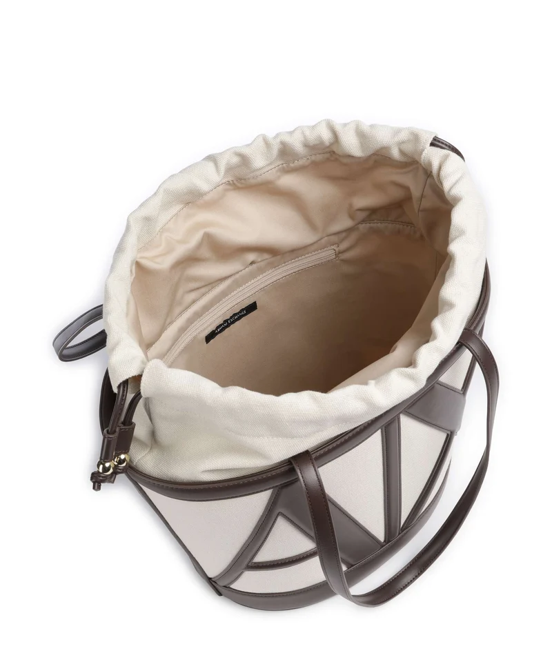 Armani Exchange Marisol Bucket bolso de mano natural/dusk shade