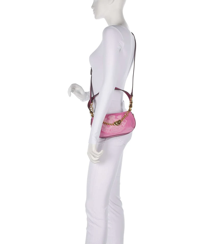Juicy Couture Twig Narrative S Bolso de hombro super pink