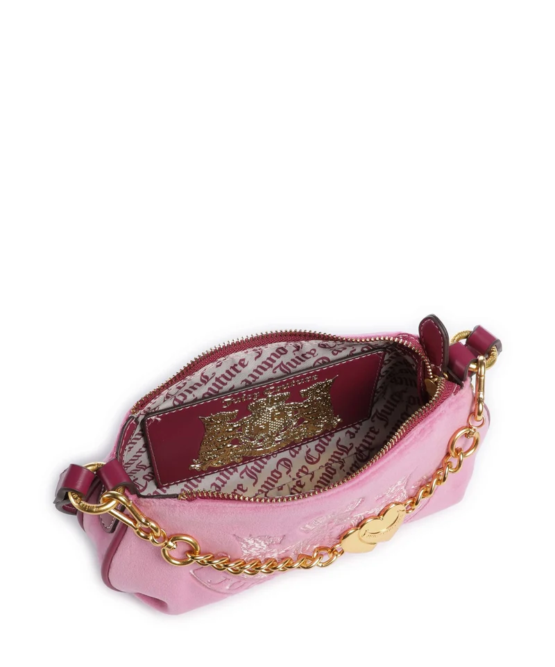 Juicy Couture Twig Narrative S Bolso de hombro super pink