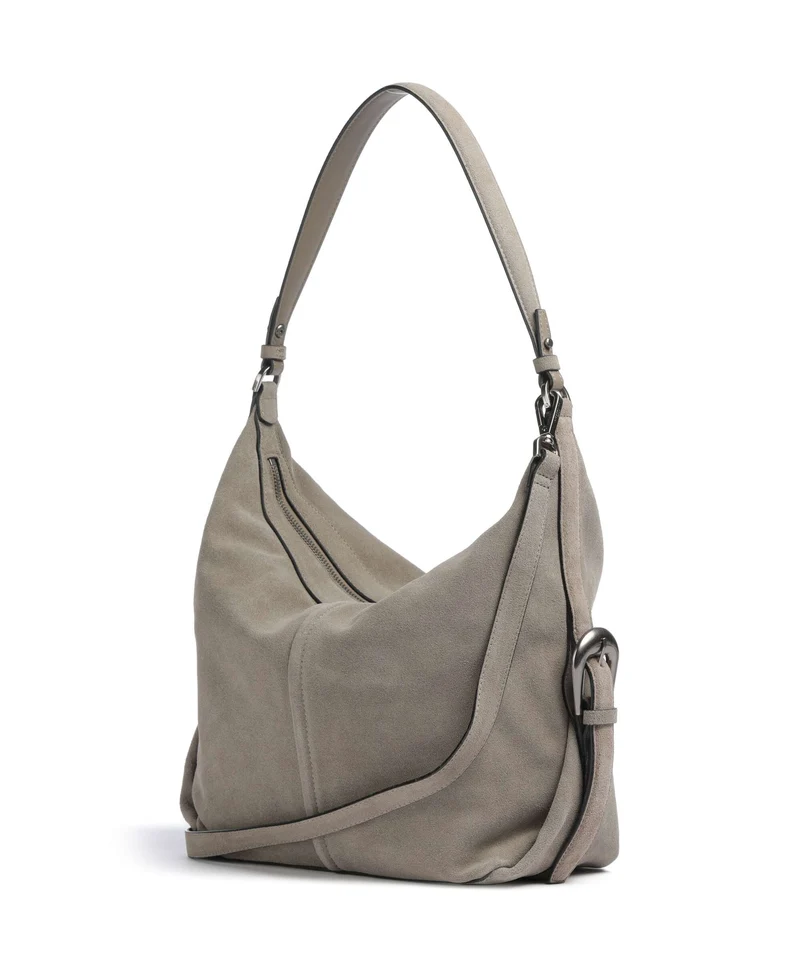 Liebeskind Paris II Hydro Suede M Bolso de hobo neutral grey